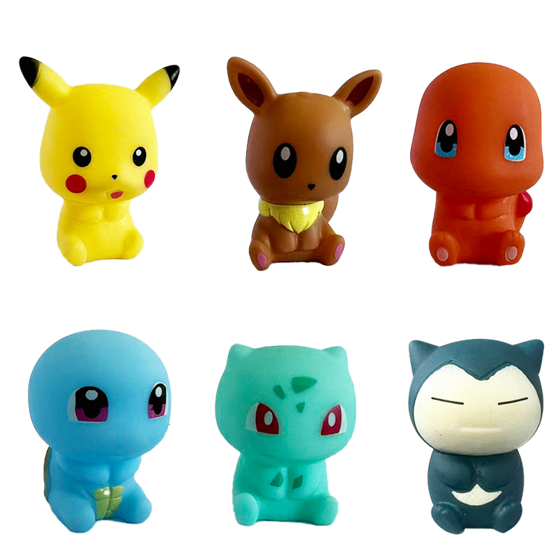 Baby Products 2 Years - 6 adet Pokemon banyo oyuncakları Pikachu