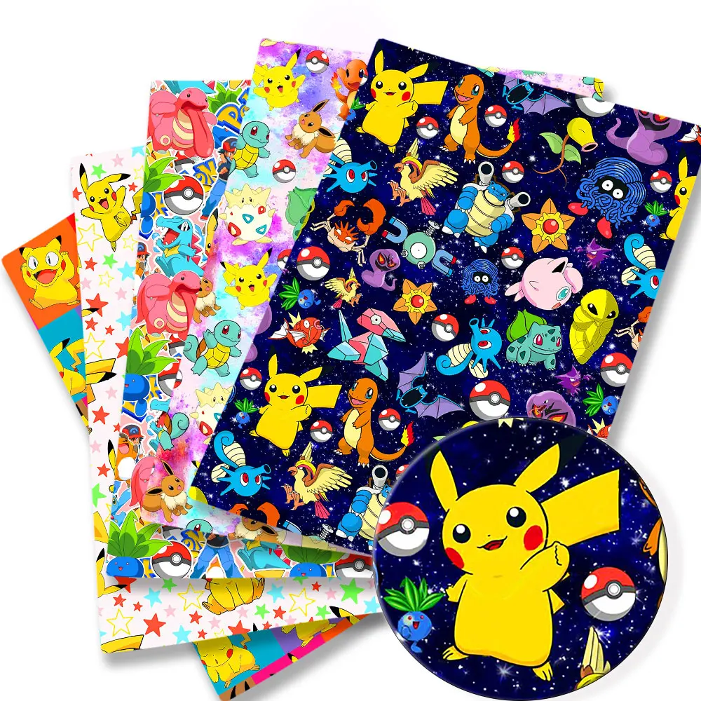 Baby Products 2 Years - Pokemon Karikatür Fabric140*50 cm El Yapımı