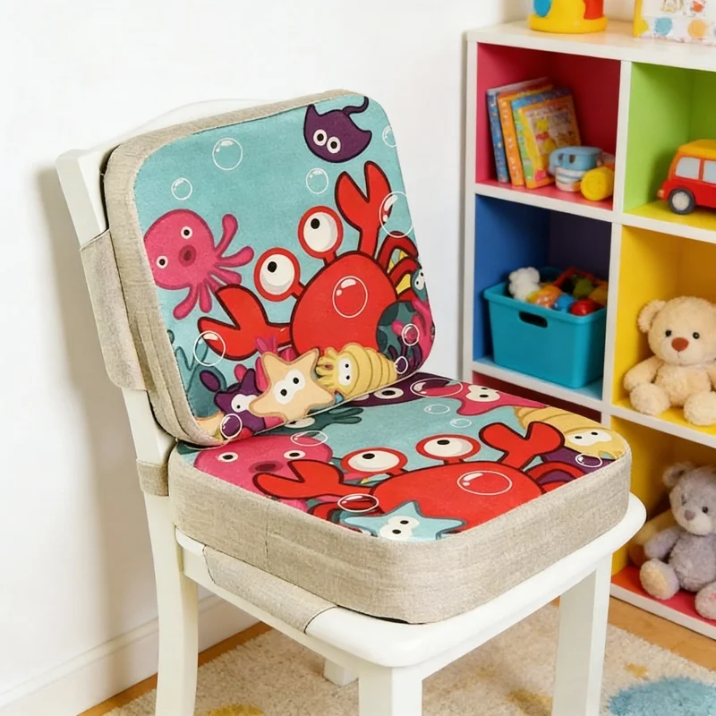 Baby High Chair Booster - Bebek Yemek Sandalyesi Arttırılmış Yastık Taşınabilir