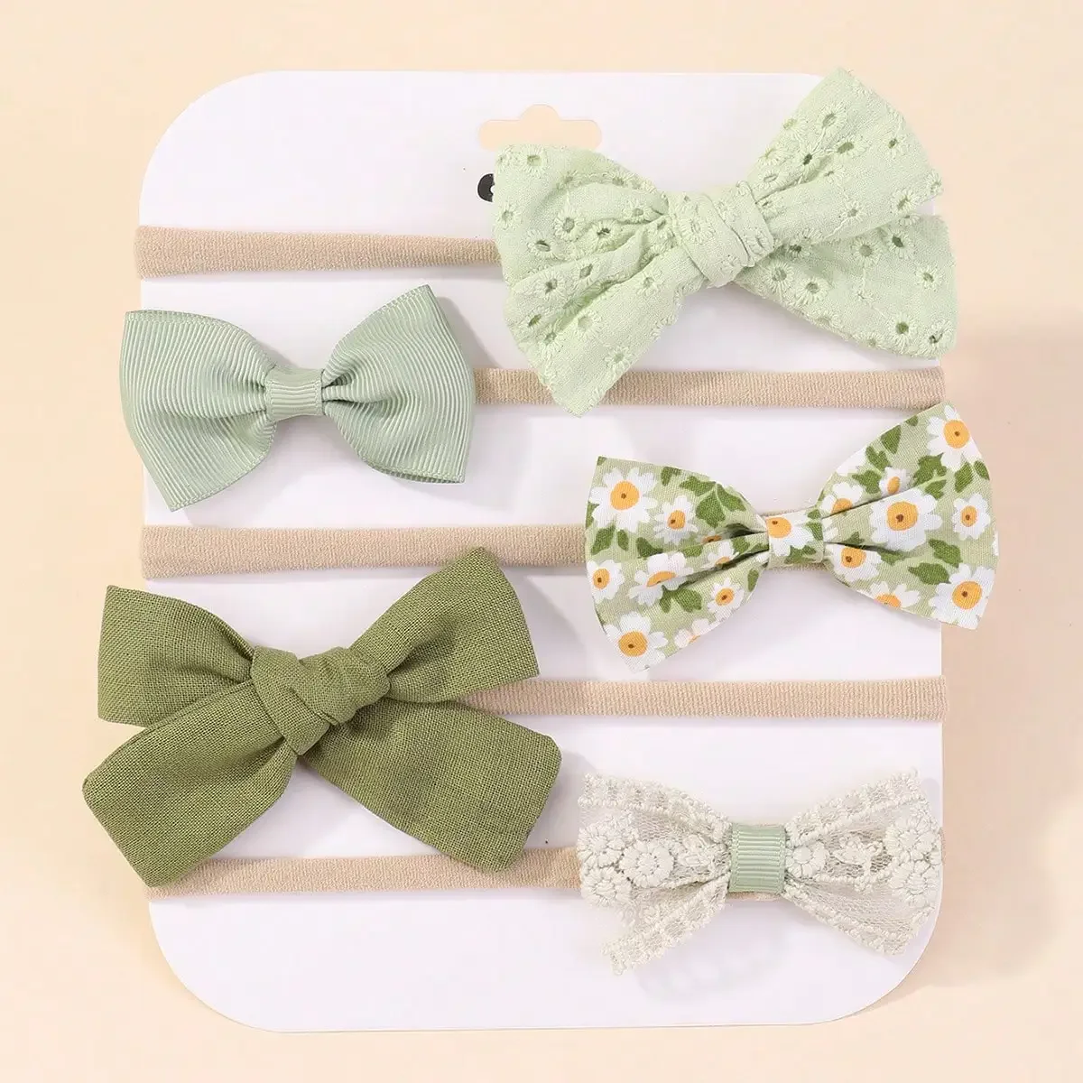 Baby Products Set - 5 adet/takım bebek elastik kafa bandı