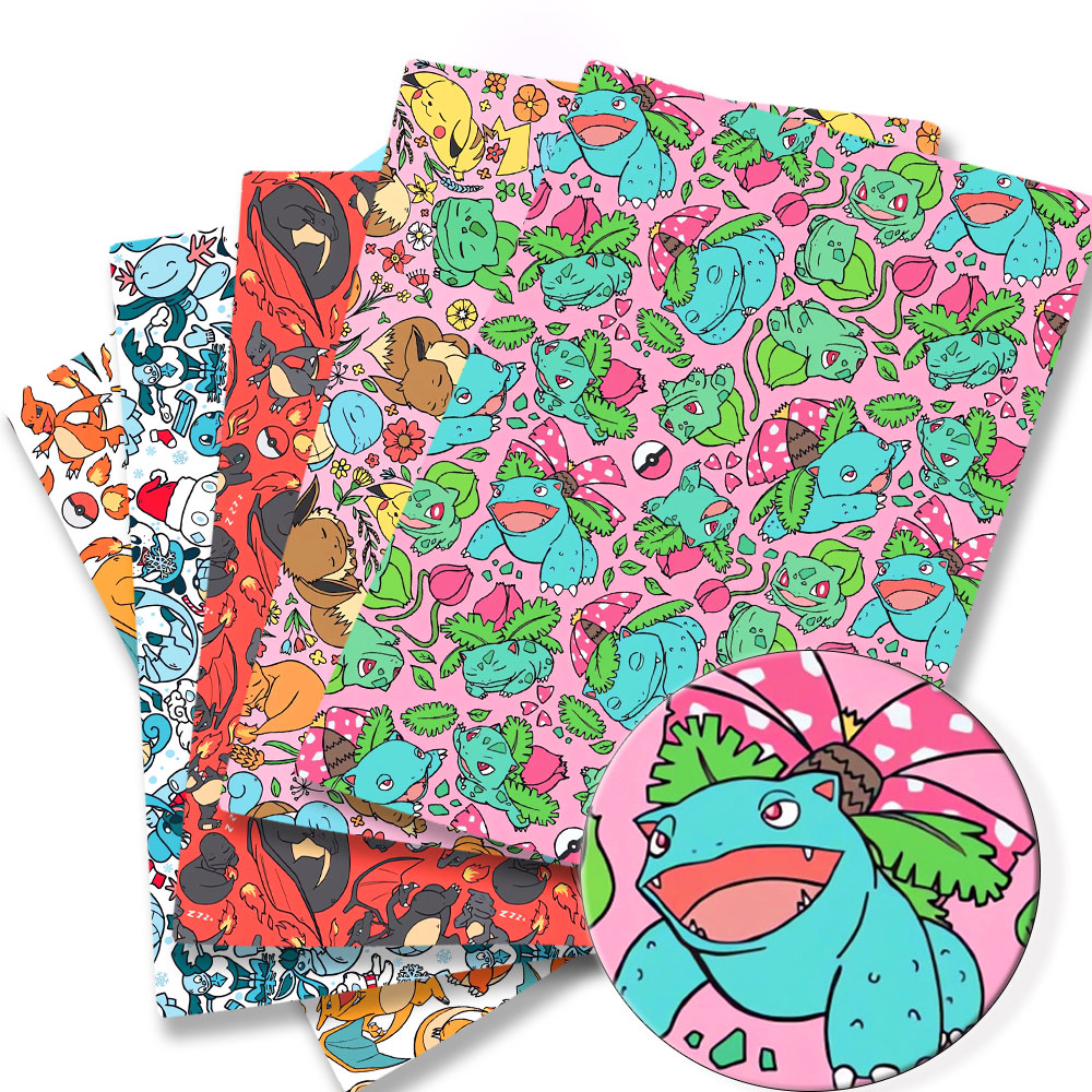 Baby Products 2 Years - Pokemon Karikatür Fabric140*50 cm El Yapımı