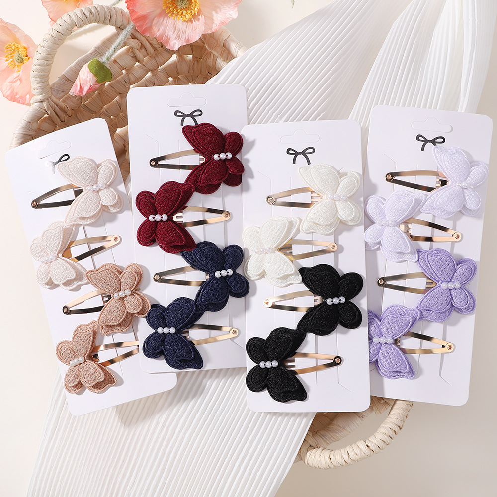 4 adet/takım kelebek saç tokas - Baby Products Set incelemesi ve fiyatı