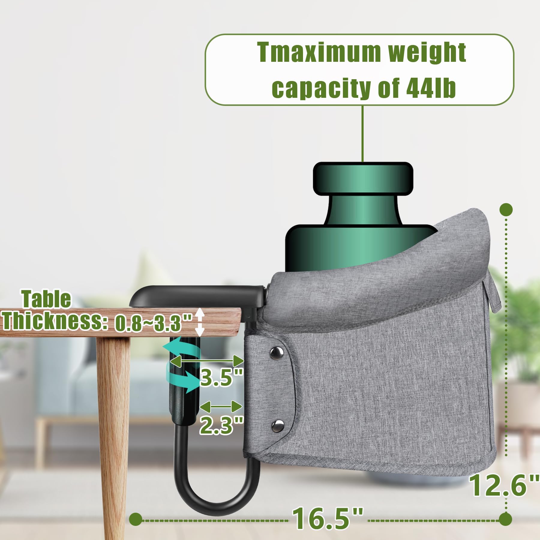 Kancalı Sandalye Katlanabilir  - Baby High Chair Booster incelemesi ve fiyatı